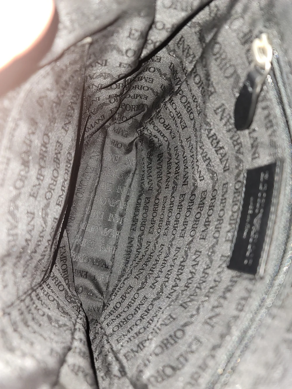 Emporio Armani Black Mens Crossbody Messenger Bag Like New